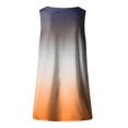 thumbnail image 4 of Womens Summer Tops Summer Tank Top Gradient Print V Neck Sleeveless T Shirt Tank Top for Women, 4 of 5