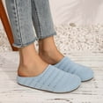 thumbnail image 6 of Blue Breathable Mesh Women‘S Flat Shoes Casual Slip-On Loafers Lightweight Hollow Out Design Round Toe Shallow Mouth Size 37 1Pc 0.73 Lb, 6 of 9