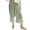 Blue1, variant on Women's Vintage Lace Trim Ruffle Bloomers - Cropped Lounge Pants Elastic Waist Non-See Through for Home, Sleepwear & Casual Outfit Blue1 L