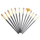thumbnail image 1 of Juego de 12 pinceles de nailon para pintar, pinceles profesionales para acuarela, 1 of 15