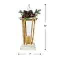 thumbnail image 6 of Northlight 18" LED Lighted Natural and White Storm Lantern Christmas Decoration, 6 of 9
