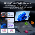 thumbnail image 4 of Computadora portátil Ninkear N14 Pantalla IPS 4K UHD de 14 pulgadas Pantalla 3840 * 2160 Diseño plegable y plegable de 360 °, 4 of 8