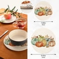 thumbnail image 2 of SKYSONIC Watercolor Pumpkin Colorful Pot Holders Trivets, 2 Pcs Heat Resistant Trivets,Thanksgiving Cotton Thread Weave Mats for Hot Pads Pans Pot Bowl Teapot for Kitchen Decor, 2 of 7