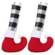 thumbnail image 4 of 2 piezas de pies de elfo navideño, patas rellenas de Papá Noel, patas de Papá Noel para fiesta en casa, 4 of 9