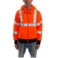 thumbnail image 3 of Tingley Hi-Vis Hooded Sweatshirt, 3, R, Polyester, Orange, XL S78129, 3 of 3