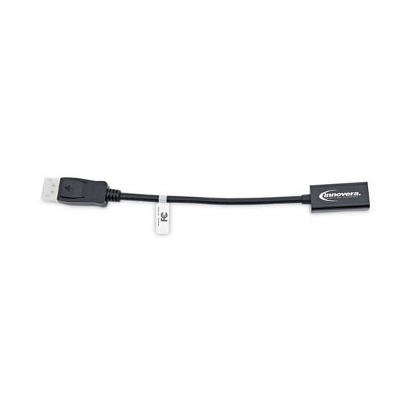 Display Port-Hdmi Adapter, Display Port; Hdmi, 0.65 Ft, Black | Bundle of 2 Each
