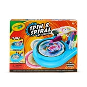 Crayola Spin & Spiral Art Station, Spin Art Machine, Arts & Crafts for Kids, Creative Toys & Gifts, Ages 6, 7, 8, 9