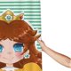 thumbnail image 2 of Cortina de ducha de princesa Daisy, hermoso juego de cortinas de ducha de dibujos animados para niños, niñas, dormitorio universitario, baño, accesorios de decoración de bañera a prueba de agua con, 2 of 8