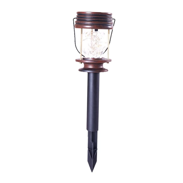 Lámpara de farol solar colgante, decoración de luces de hadas de paisaje para patio Zulema Lámpara de exterior Linterna