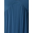 thumbnail image 5 of Agnes Orinda Women's Plus Size Nightgown Spaghetti Strap V Neck Sleeveless Racerback Sleepwear Chemise Nightdress 2X Blue, 5 of 6