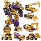 thumbnail image 4 of Figuras de acción clásicas para niños, juguetes de transFormación Devastator, Robot excavadora, excavadora, modelo de vehículo de grúa, 6 en 1, nuevo, 4 of 4