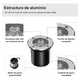 thumbnail image 5 of Lámparas Spot Empotrable para Piso Exterior Labg LED Impermeable Negro, 5 of 5