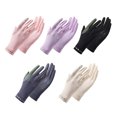 thumbnail image 3 of kurtrusly Riding Gloves Lightweight Comfortable Mittens Wear Resistance Flexible Dry Palm Protection Driving Training Cycling Purple, 3 of 8