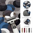 thumbnail image 5 of 8'x10' Area Rugs, Blue Grey Abstract Indoor Outdoor Area Rug for Living Room Bedroom, Modern Geometric Ombre Artwork Washable Bathroom Rugs Kitchen Floor Carpet Mats Home Decor Aesthetic, 5 of 8