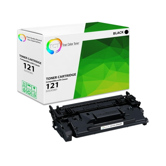 TCT 121 Toner Cartridge - Compatible With Canon 121 CRG-121 CRG121 3252C001 Black