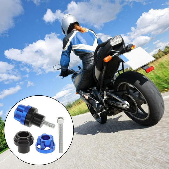 Worgeous Vehicle License Plate Screws Motorcycle Fastener 1 Pair Blue