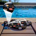 thumbnail image 5 of Psesaysky Floral Sandals for Women Ladies Convenient Comfortable Durable Black House Flip-Flops Beach Bathroom Sandals, 5 of 7