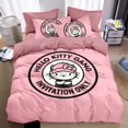 thumbnail image 1 of Sanrios Hello Kitty Melody Pochacco Bedding Set Four Piece Bedding Girl Heart Double Pillowcase Bed Linens Dorm Bedclothes RJ, 1 of 7