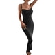 thumbnail image 3 of VISgogo Vestido largo para mujer, tirantes finos con cordones en la espalda, ajustado, ajustado, para fiesta, cóctel VISgogo  moda, 3 of 9