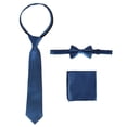 thumbnail image 4 of Gioberti Boy's Long Sleeve Dress Shirt + Solid Tie, Bow Tie, and Hanky, 4 of 4