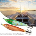 thumbnail image 3 of NIBOLOG 10cm/9.6g Fishing Lure Strong Penetration Tempting Sharp Luminous Wood Shrimp Octopus Artificial Hook for Fishing Lovers, 3 of 8
