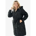thumbnail image 4 of Ellos Women's Long Quilted Jacket With Drawstring Waist, 4 of 4