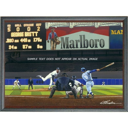 MLB - Kansas City Royals - "Brett's Bronx Bomb" - Oversized - Framed Giclee