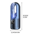 thumbnail image 3 of ZMKIAG Tower Fan with Humidifier - Bladeless Floor Fan 6 Speeds - USB Rechargeable Quiet Cooling Fan for Home Office - Portable Air Circulator with Mist Function for Indoor Use, 3 of 4