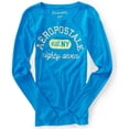 thumbnail image 1 of Aeropostale Mujer Glitter Est. Camiseta con adornos Ny, azul, extragrande Aeropostale  Camiseta adornada, 1 of 1