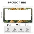 thumbnail image 3 of Cat St Patrick Holiday Print License Plate Frames 2 Pcs Set Shamrock Happy St Patrick's Day Auto Car Accessories Tag Car Accessories US Canada Standard 2 Hole Aluminum License Plate Frame, 3 of 6