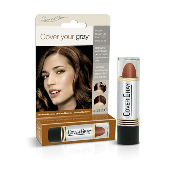 Cover Your Gray For Women Touch Up Stick,Medium Brown, 0.15 Oz., Pack of 3