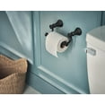thumbnail image 2 of Moen Yb6408 Belfield Double Post Toilet Paper Holder - Black, 2 of 4