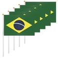 thumbnail image 1 of Banderas de Brasil ASUNO, paquete de 20, 14 x 21 cm, poliéster, 1 of 7