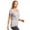 Heather Grey, variant on Women's Cotton V-Neck Classic-Fit Short Sleeve T-Shirts Casual Tee Summer Tops, Navy, L, 1 Piece