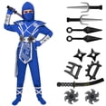 thumbnail image 1 of Disfraz Spooktacular Creations para Halloween Ninja Kids, azul, 1 of 6