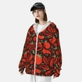 thumbnail image 3 of Balery Tomatoes And Chili Sudadera ligera de manga larga con capucha y protección solar UPF 50+ para hombre y mujer, ideal para pesca y running-Large, 3 of 7