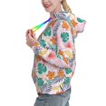 thumbnail image 2 of Salouo Tropical Plants Pattern Hoodie Sweatshirts for Women, Autumn Pullover Hoodie Workout Sweat Women's Long Sleeve Preppy Sweatshirts-Small, 2 of 7