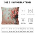 thumbnail image 5 of Pratyus Square Roses Home Furnishing Short Plush Printed Double-Sided Decorative Throw Pillow Cover, Ideal for Living Room, Bedroom, Car - Theme: Roses 24x24in, 5 of 5