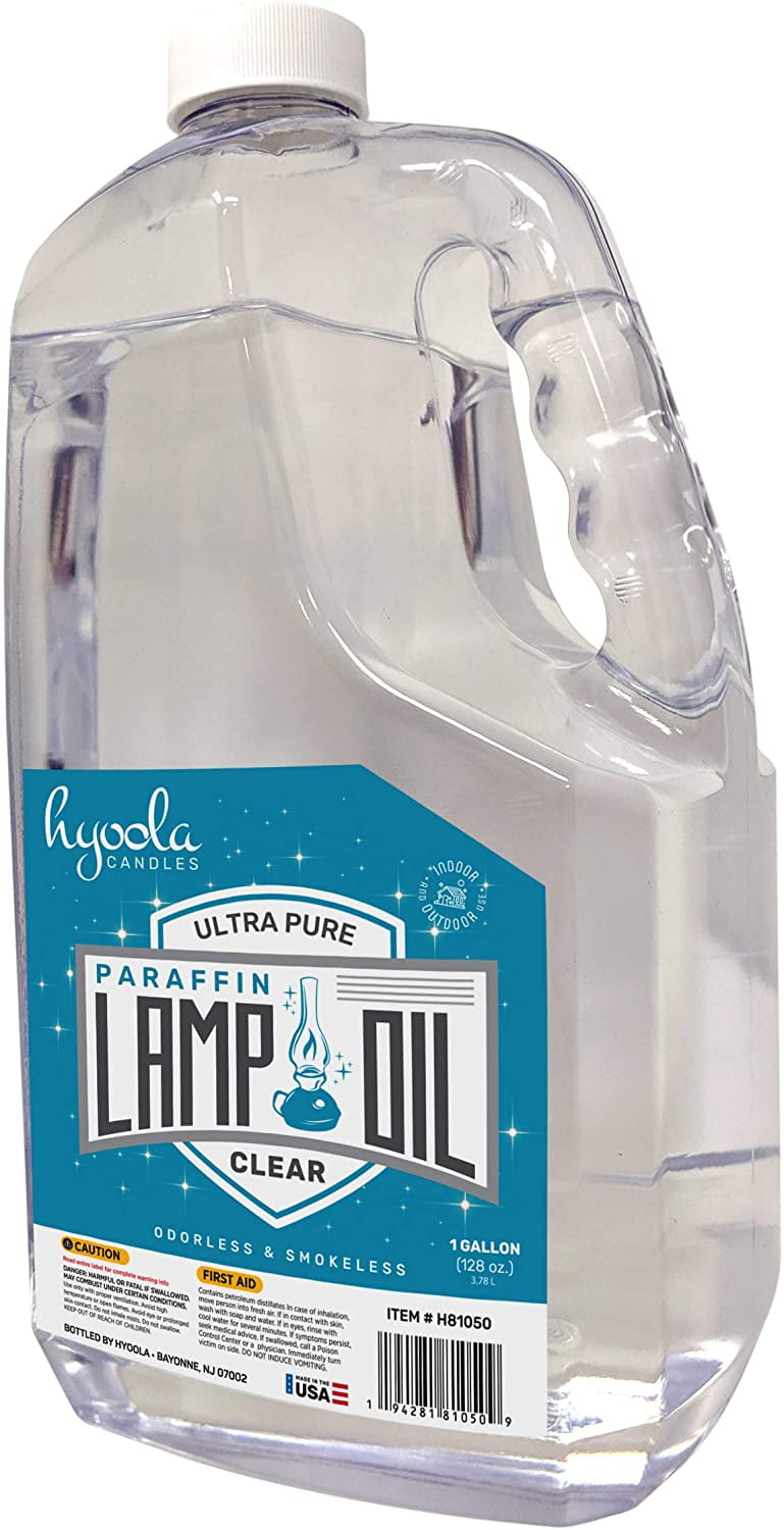  HYOOLA Liquid Paraffin Lamp Oil - Clear Smokeless, Odorless,  Ultra Clean Burning Fuel for Indoor and Outdoor Use - Highest Purity  Available - 2 Liter : Home & Kitchen