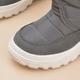 thumbnail image 6 of BOBOGOJP Toddler Snow Boots Boys Girls Winter Cold Weather Waterproof Non Slip Warm Shoes for Little Kids Gray for Size 7, 6 of 7