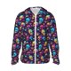 thumbnail image 1 of Fotbe mushroom Skull star Chaqueta con Protección Solar UPF 50+ para Hombre y Mujer, Camisa con Capucha y Bolsillos-Small, 1 of 7
