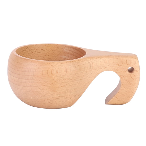 Tazas de madera de haya hechas a mano, taza de café, té, taza de elefante para beber agua.