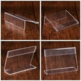 thumbnail image 5 of HONMEET 10Pcs Transparent Acrylic Literature Holder for Store Price Display, 5 of 8