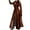 Brown, variant on QIPOPIQ Clearance Jackets for Women Women's Fashion Sexy And Winter Solid Long Leather Coat Imitation Leather Windbreaker Coat