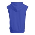 thumbnail image 4 of Kids Unisex Knit Sleeveless Shirts, Pocketed Hooded Tops for School & Outings, 5-14Y, 4 of 8