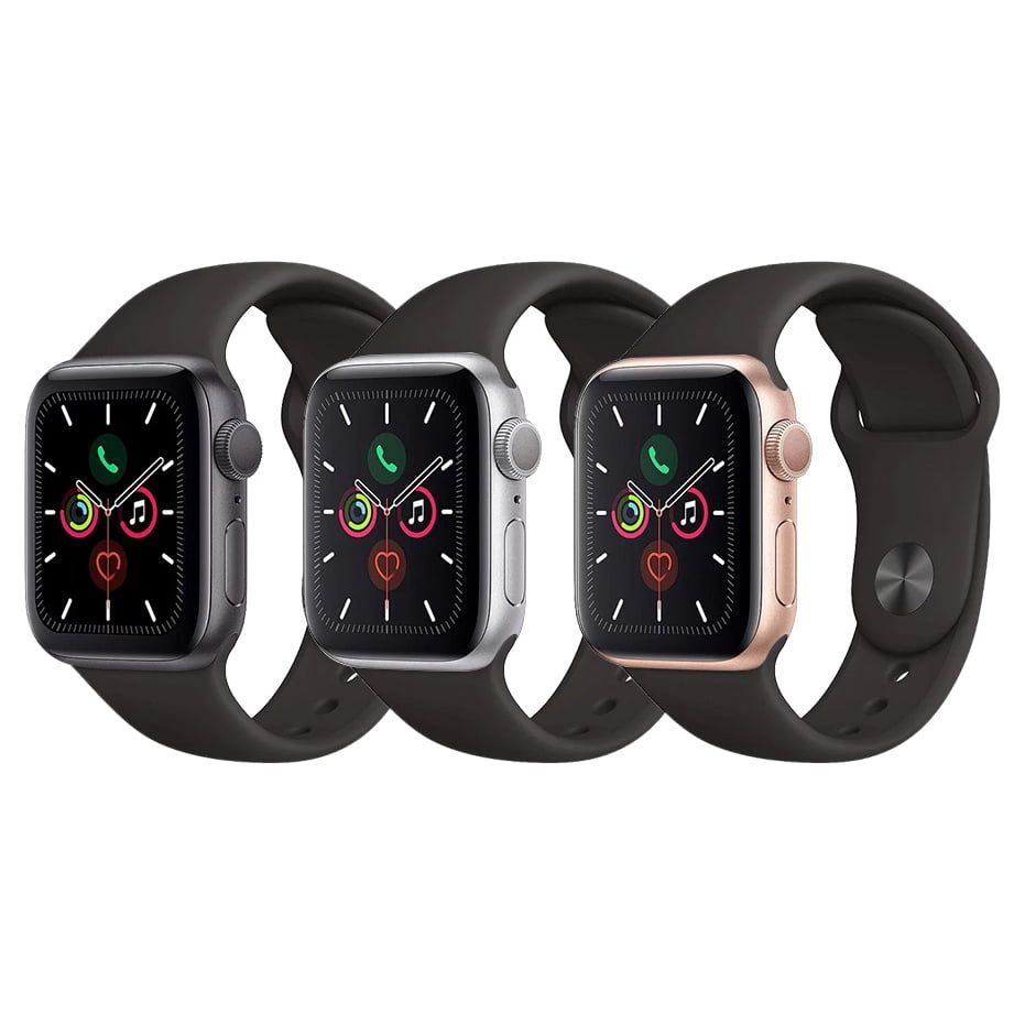 Apple, Watch Series 5, Smartwatch, Water resistant , 44mm GPS Aluminum Black Sport Band, 10 Hour Battery Life, 0.046 Kilogram, iOS, Space Gray, 1, 1
