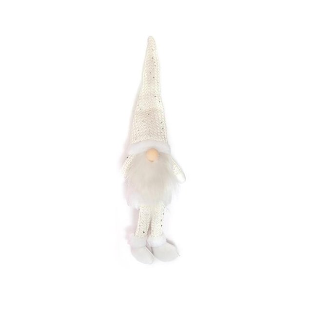 Muñeca de peluche sin rostro Inteprter decoración del hogar Navidad hombre gnomo blanco