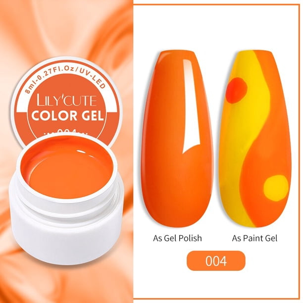 LILYCUTE 1 caja de extensión de uñas Gel extensión de esmalte de uñas Gel UV Gel duro para uñas puntas de forma de extensión de dedo herramienta de arte de uñas francés Tan Jianjun unisex