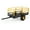 Yellow, variant on Pinypikaka ATV Trailer Tow Behind Dump Cart, 1600 LBS 22 Cubic Feet Heavy Duty Yard Garden Trailer Pull Behind with Removable Sides & All Terrain Tires, Fits Lawn Mower, Tractor