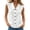 White, variant on Linen Tank Tops for Women 2026 Summer Peter Pan Collar Button Down Sleeveless Shirt Office Work Blouse Vest Top